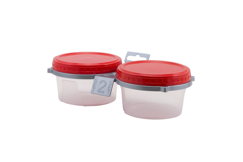 Heidrun Dóza plast 2ks/9,5*6cm