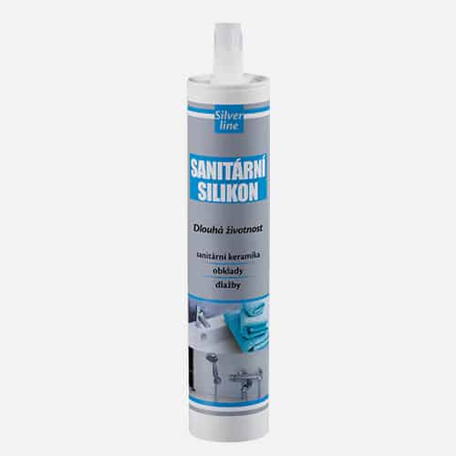 Den Braven - Sanitární silikon Silver line, kartuše 280 ml, šedý