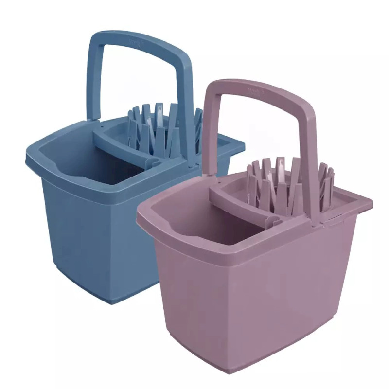 Obdélníkový kýbl se ždímacím košem 15l