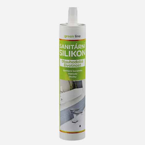 Den Braven - Sanitární silikon Green line, kartuše 280 ml, bílý