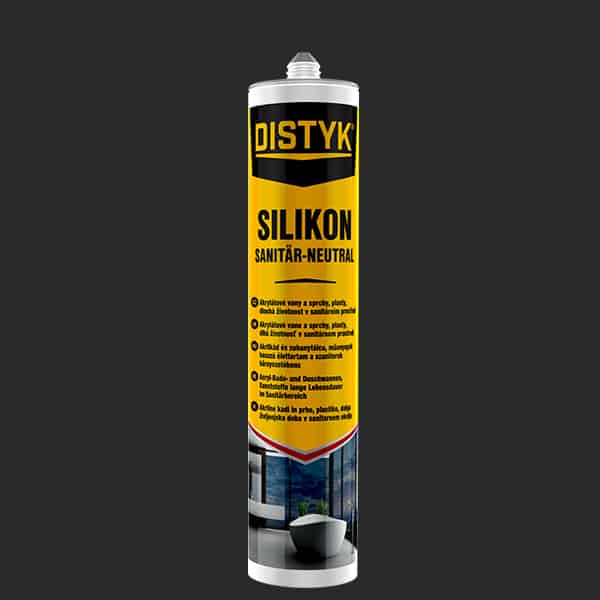 SANITÁRNÍ NEUTRÁLNÍ SILIKON Distyk / SILIKON SANITÄR-NEUTRAL, kartuše 280 ml, bílá