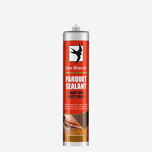 Den Braven - Parketový tmel / Parquet sealant, kartuše 280 ml, tmavý dub