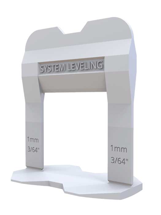 System Leveling - vysoké spony 1mm (100 ks)