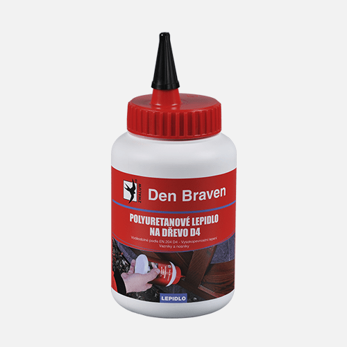 Den Braven - Polyuretanové lepidlo na dřevo D4, dóza 500 g