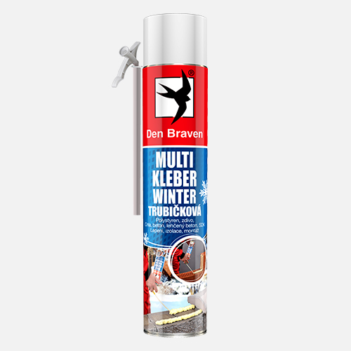 Den Braven - MULTI KLEBER WINTER, trubičková dóza 825 ml, žlutá