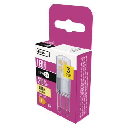 LED žárovka Classic JC 1,9W G9 teplá bílá