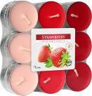 Svíčky čajové 18 ks Strawberry
