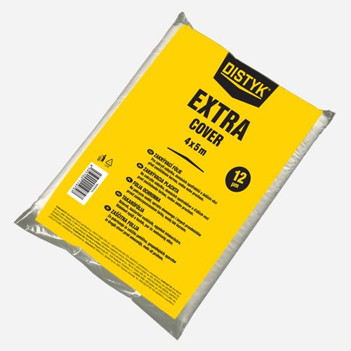 Den Braven - Zakrývací fólie Extra, 4 m x 5 m, transparentní