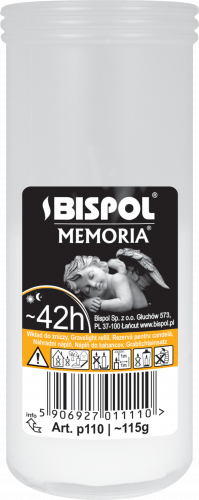 Hřbitovní svíčka - parafín p110