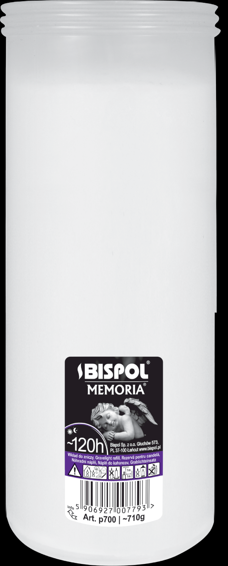 Hřbitovní svíčka - parafín p700