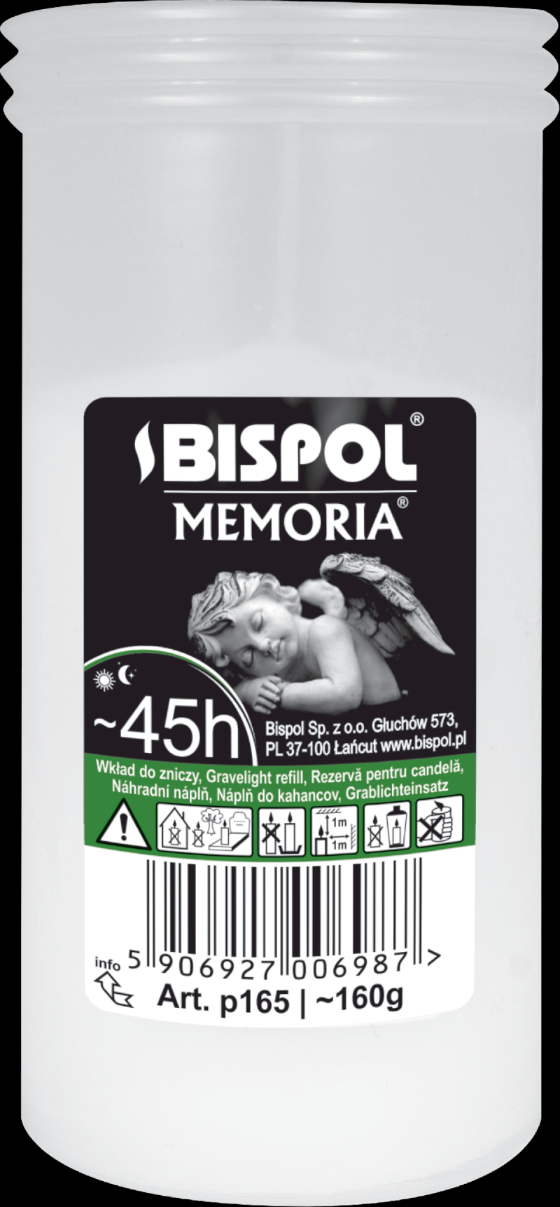 Hřbitovní svíčka - parafín p165