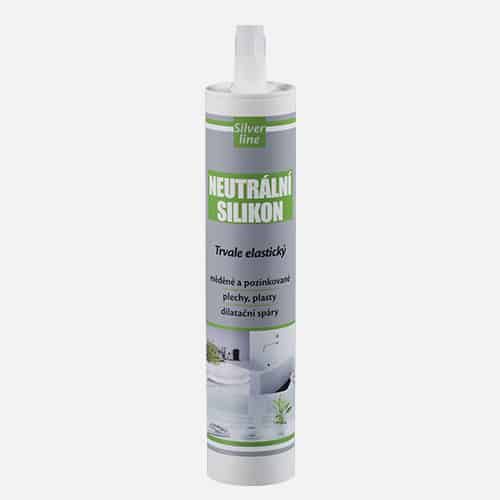 Den Braven - Neutrální silikon Silver line, kartuše 280 ml, transparentní