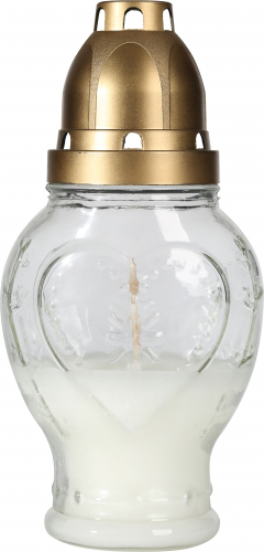 Hřbitovní svíčka srdce Z004