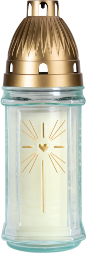 Lampa hřbitovní SVATOZÁŘ 3004 22 cm