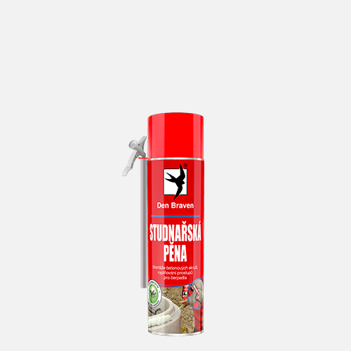 Den Braven - Studnařská pěna, trubičková dóza 500 ml, zelená