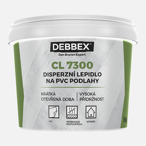 Den Braven - Disperzní lepidlo na PVC podlahy CL 7300, kbelík 1 kg