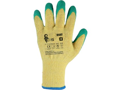 Rukavice CXS ROXY, máčené v latexu, vel. 10