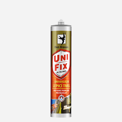 Den Braven - MS UNIFIX na všechna tmelení a lepení, kartuše 290 ml, hnědá