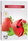 Svíčka čajová 6ks STRAWBERRY