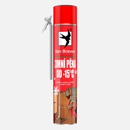Den Braven - Zimní pěna do -15°C, trubičková dóza 750 ml, zelená