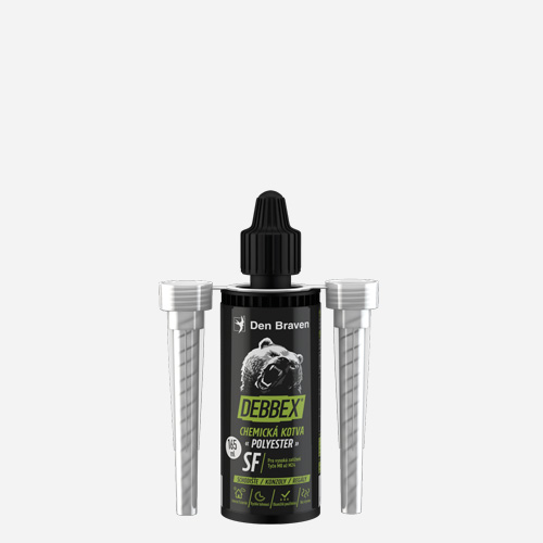 Den Braven - Chemická kotva bez styrenu POLYESTER SF, kartuše 165 ml, šedá