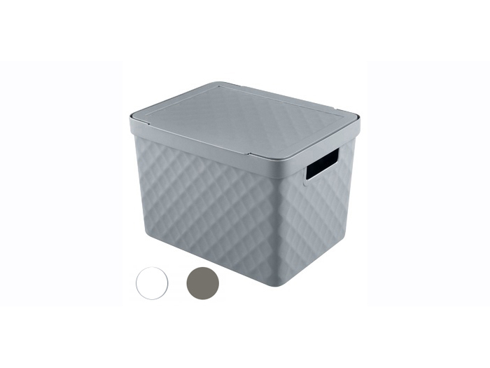 Heidrun Úložný box Diamond s víkem 17l