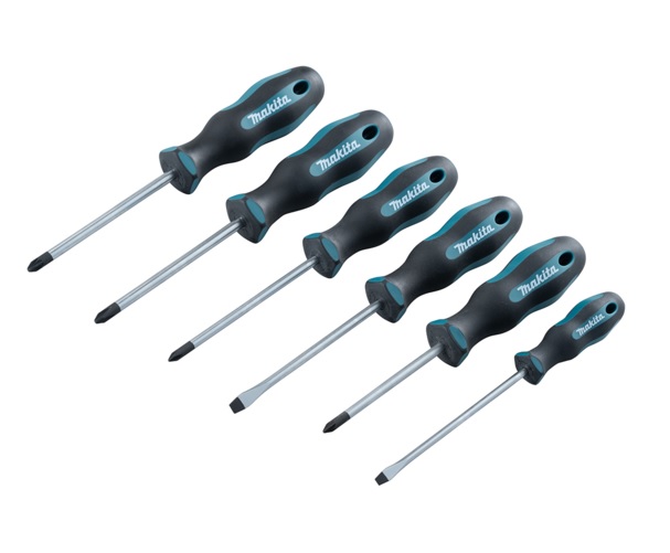 MAKITA - Sada šroubováků (PL/PH/PZ) - 6 ks