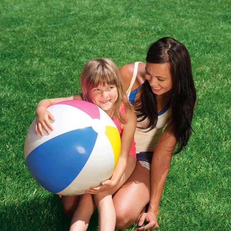 Nafukovací plážový míč barevný 61cm INTEX 59030