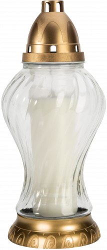 Hřbitovní svíčka 6012 Zlatá