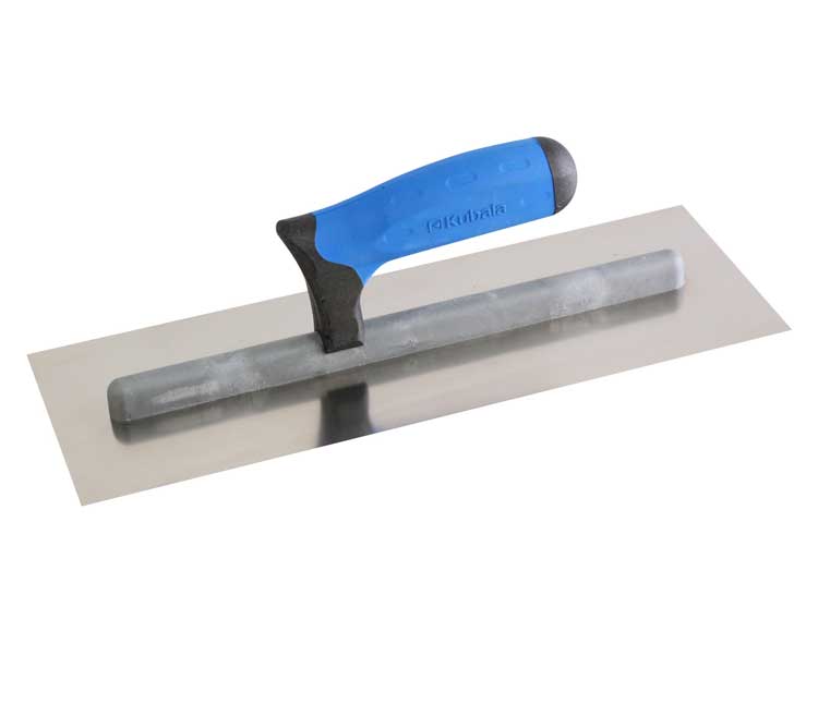 KUBALA - hladítko nerezové 350x130mm hladké, plech 0,7mm - dvousložková rukojeť