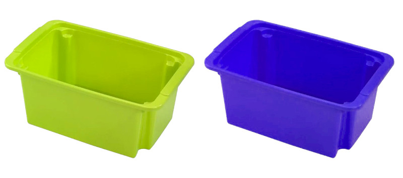 Heidrun Úložný box mix barev bez víka 5L