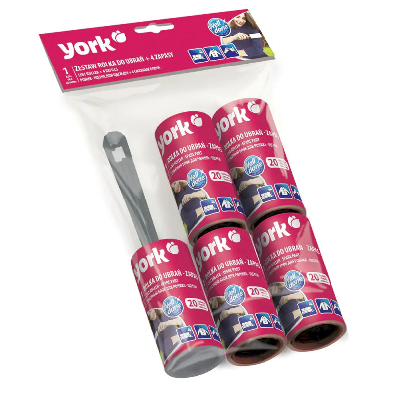 Váleček čistící na oděvy 1+4ks