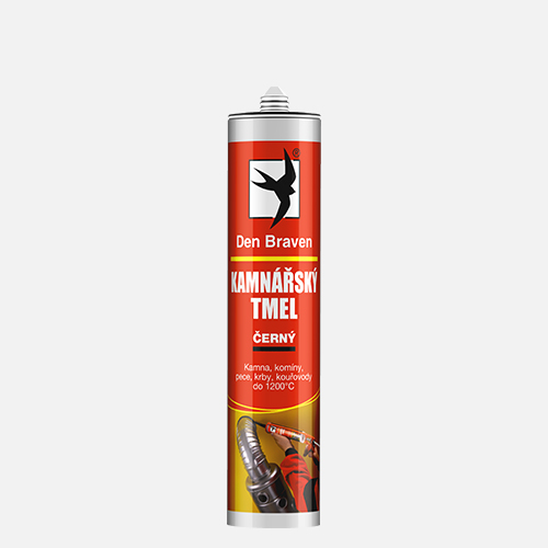 Den Braven - Kamnářský tmel, kartuše 310 ml, černý