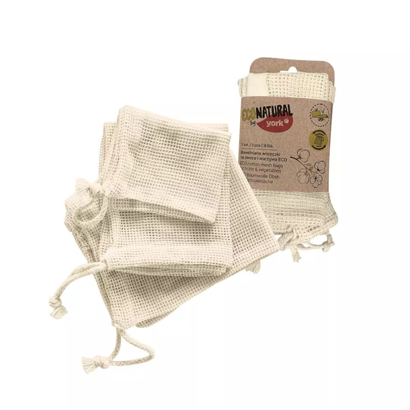 Bavlněné sáčky na potraviny ECO 3ks