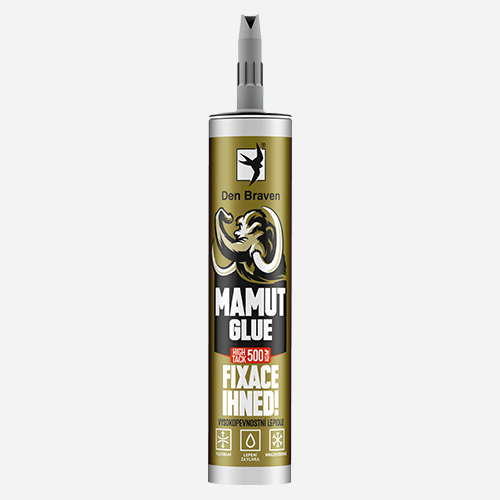 Den Braven - MAMUT GLUE High Tack, kartuše 290 ml, šedá
