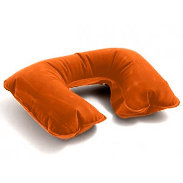 Cestovní polštářek nafukovací 44x28 cm oranžový
